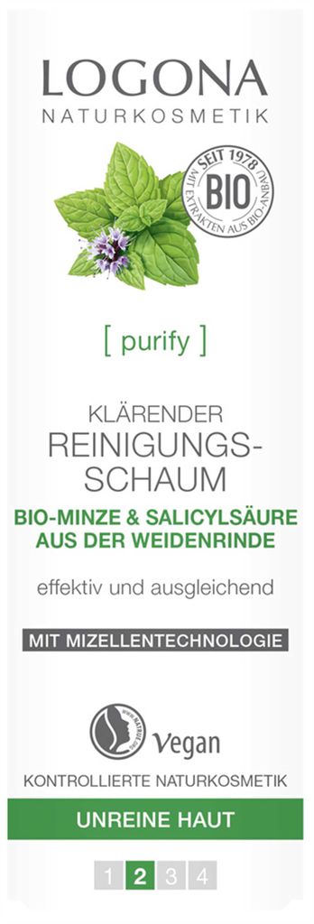 LOGONA purify Klärender Reinigungsschaum