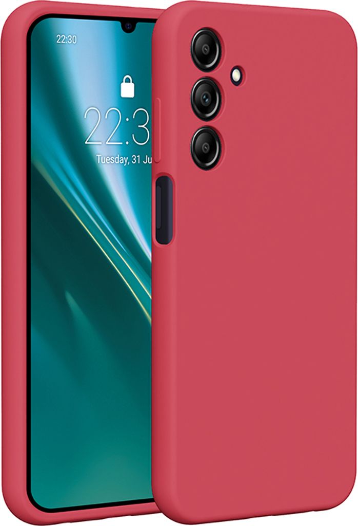 Etteri Silikonhülle für Samsung Galaxy A25 5G (global) Handyhüllen Himbeere