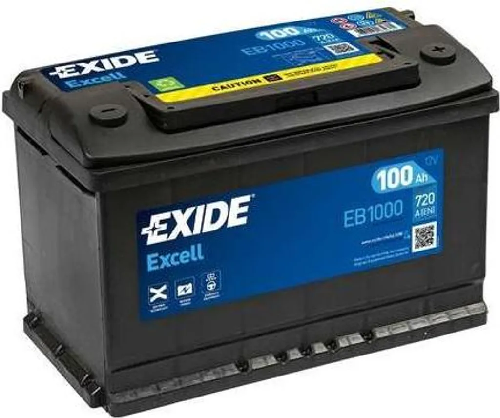 Exide EB1000 Batterie Haute Capacité 100Ah 900A OE 2994680 Daily