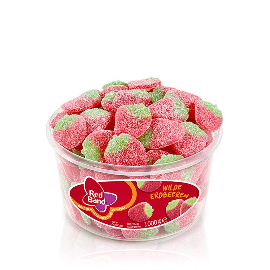 Red Band Wild Strawberries gomma da masticare zuccherata Immagine del prodotto 