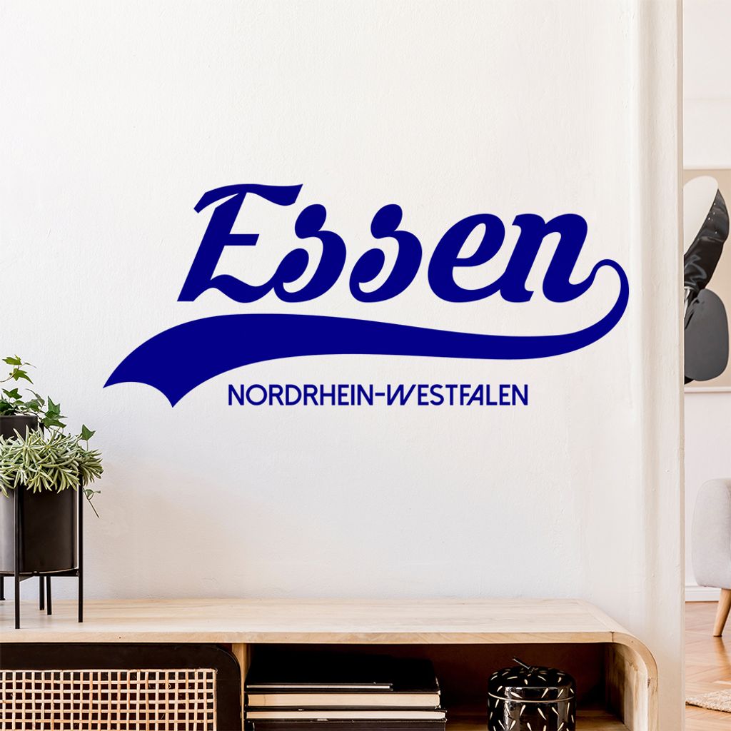 Essen Nordrhein-Westfalen Wandtattoo Wandaufkleber Wall Sticker - Dekoration, Küche, Wohnzimmer, Schlafzimmer, Badezimmer