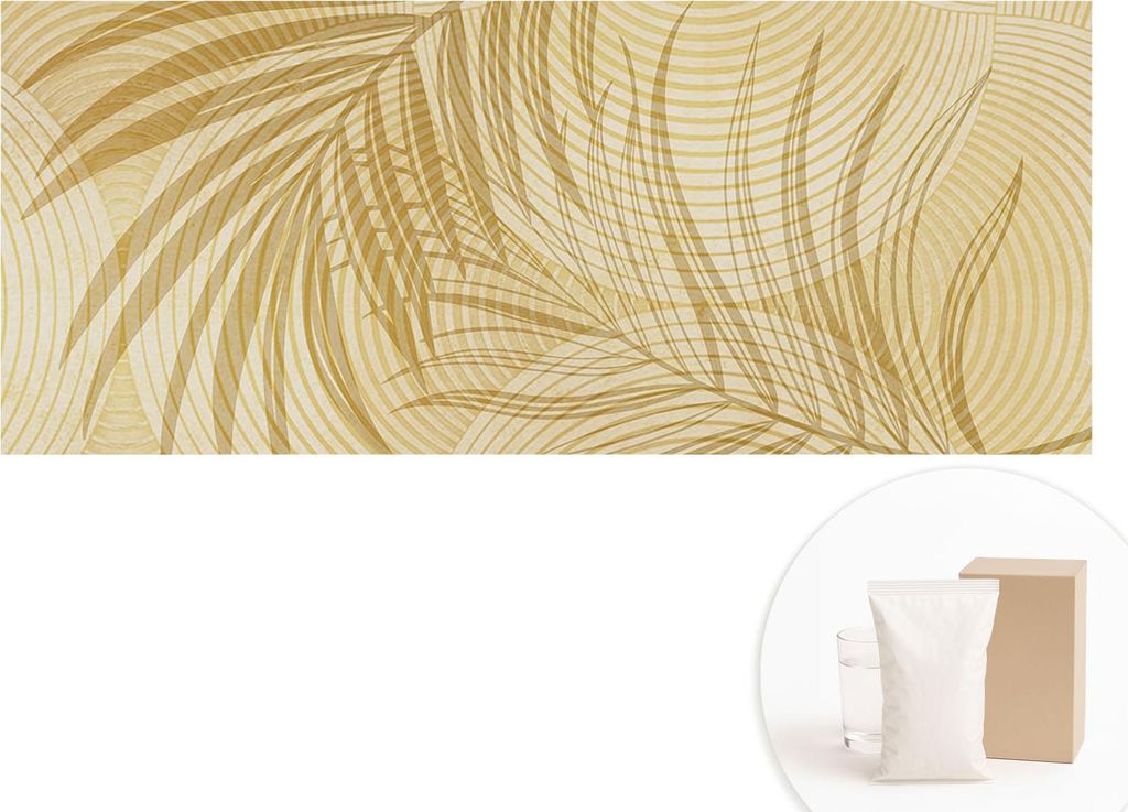 Fototapete - Wandbilder für Wohnzimmer - 208x146 cm - Dekorative Wandfolie - Modernes Design für Wanddekoration - Tapeten für Innenräume - Trop...