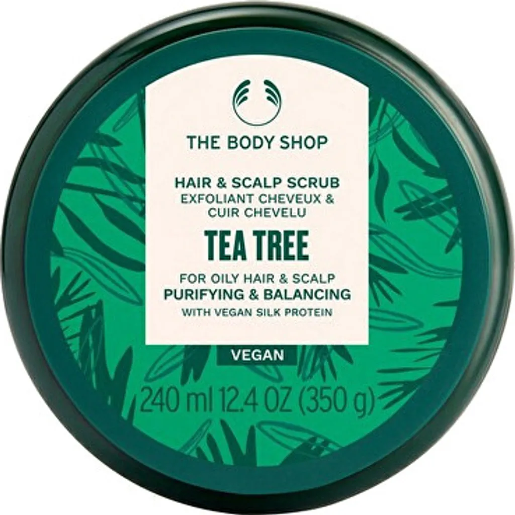 Exfoliant cuir chevelu arbre à thé soin détoxifiant cheveux 240ml