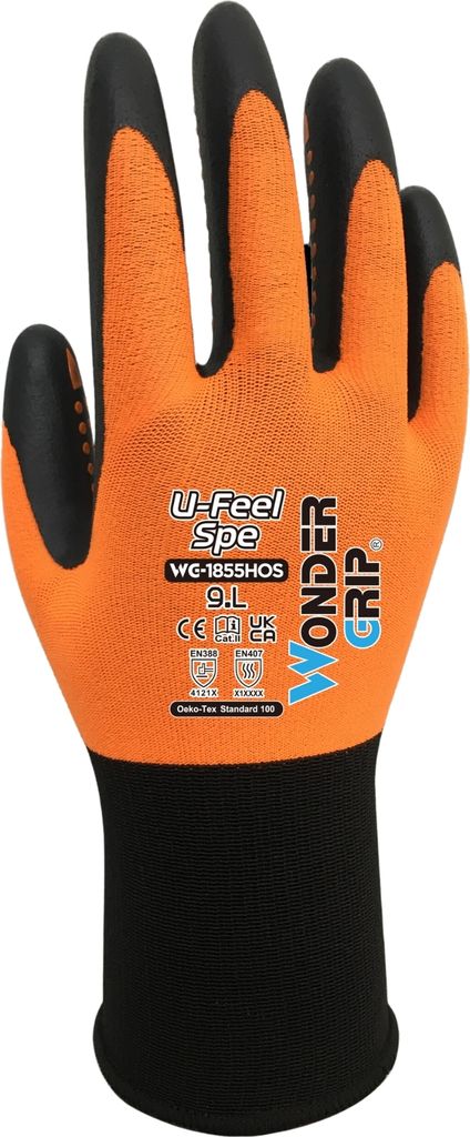 Arbeitshandschuh WONDER GRIP U-FEEL SPE WG1855hos Nitril auf Elasthan 8/M