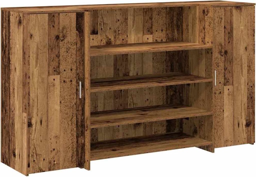 Empfangstheke Altholz-Optik 180x50x103,5 cm Holzwerkstoff