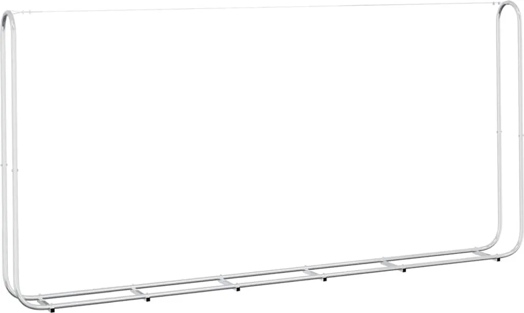 Rastrelliera Design vidaXL Acciaio Zincato 300x25x150 cm - Elegante