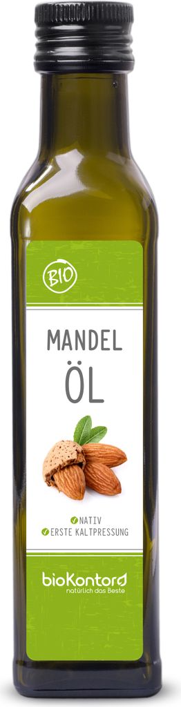 Mandelöl  250ml - 100% rein I nativ und kaltgepresst von Produktbild 