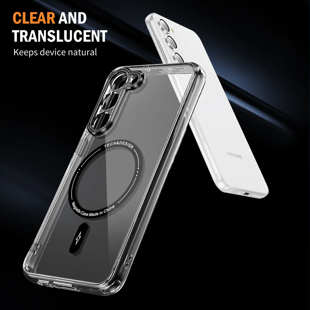 Cover Samsung S23 MagSafe: Trasparente, Nera e Praticamente Indistruttibile - 3