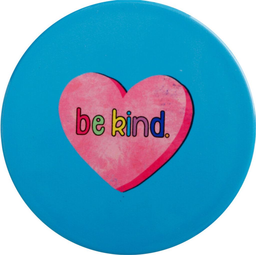 Maxwell & Williams Untersetzer Be Kind - Be Kind, Getränkeuntersetzer, Keramik, Türkis, 10 cm, DU0371