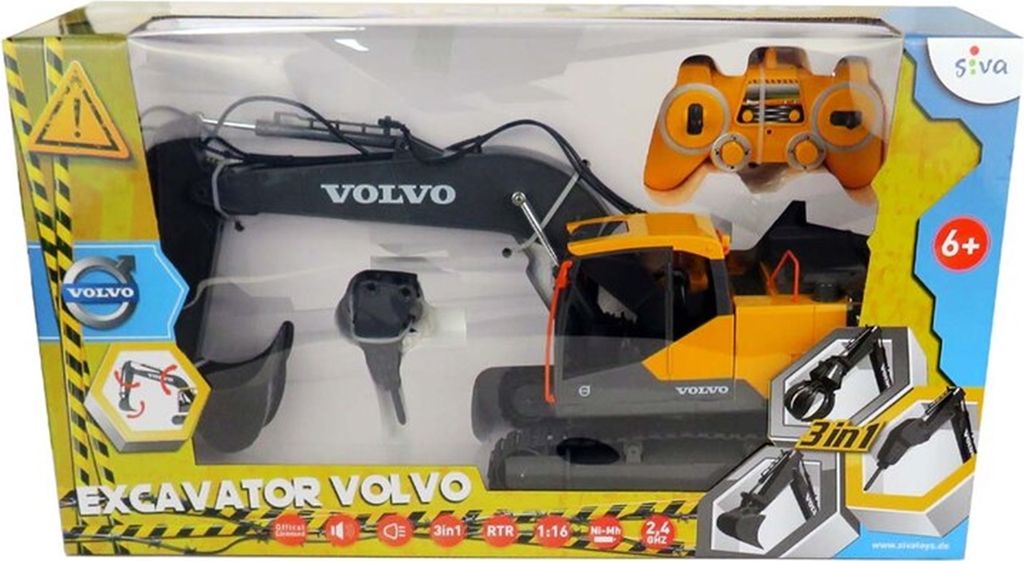Escavatore Siva VOLVO 1:16 2,4 GHz RTR Immagine del prodotto 