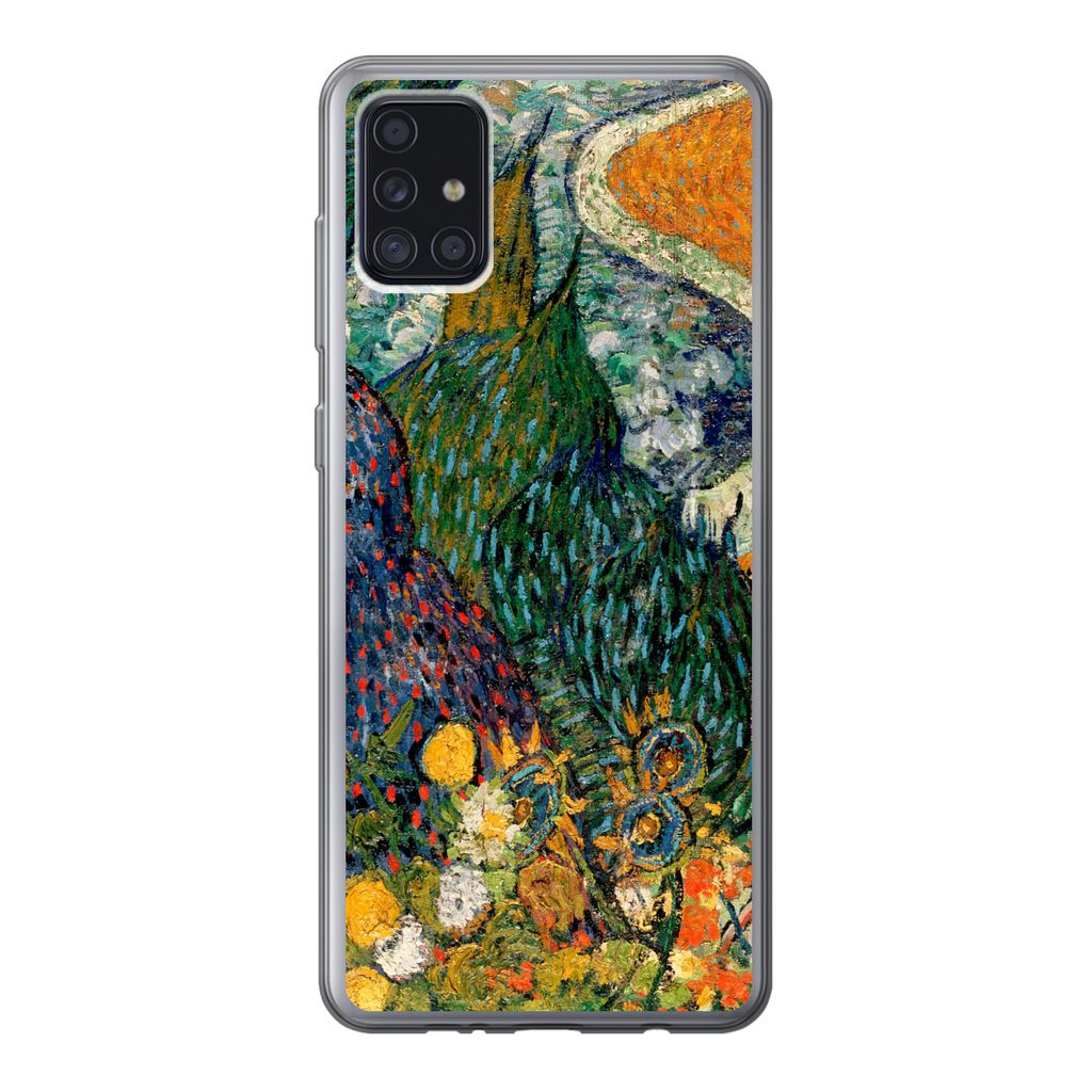 MuchoWow Handyhülle Schutzhülle Hülle für Samsung Galaxy A52 5G Erinnerungen an den Garten von Etten - Vincent van Gogh Silikon Softcase Hand...
