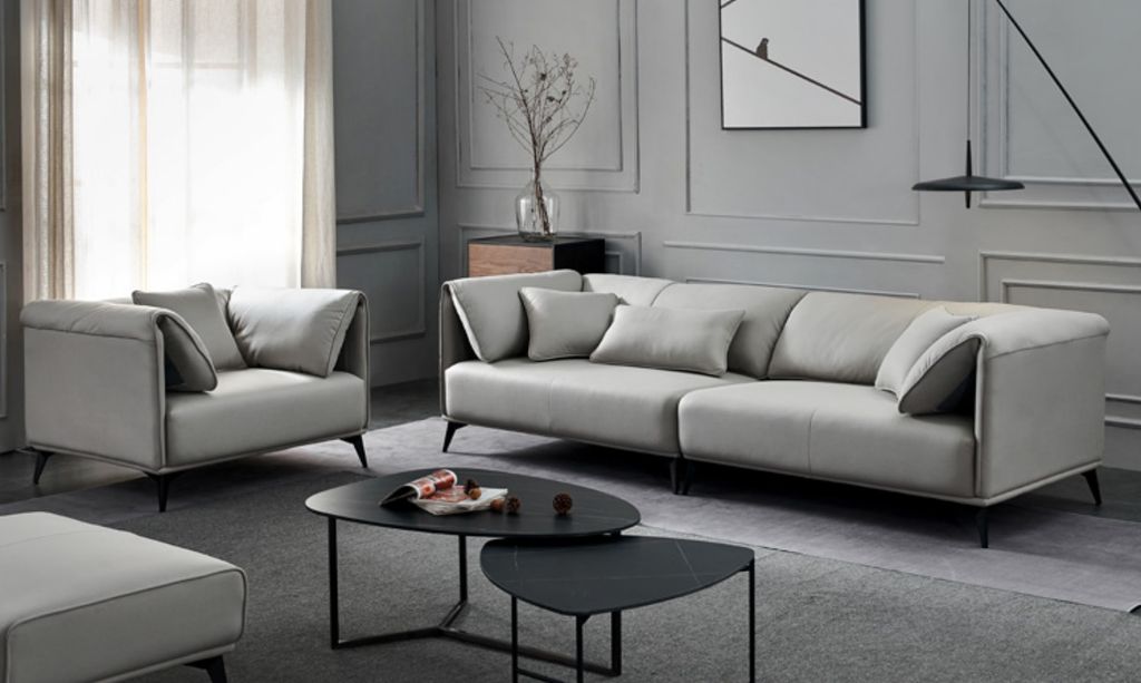 Italienische Design Sofa Sofagarnitur 4+1 Sitzer Couch Polster Garnitur Möbel