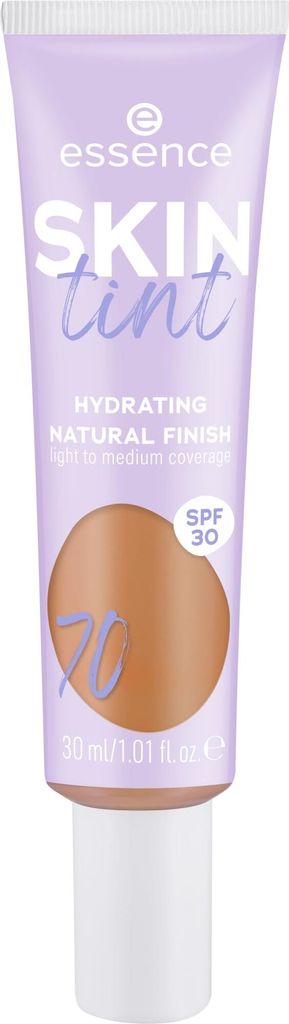 Essence SKIN tint, Tube, Flüssigkeit, Jeder Hauttyp, Feuchtigkeitsspendend, Beige, Natürlich/Natur