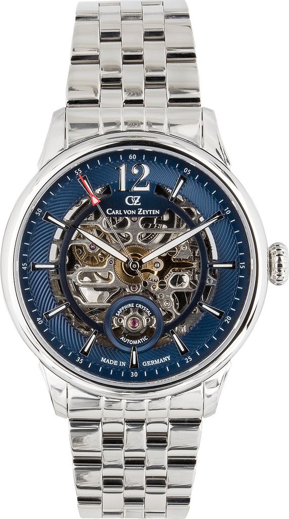 Carl von Zeyten CVZ0080BLMS Schramberg Automatik Herrenuhr 43mm 5ATM