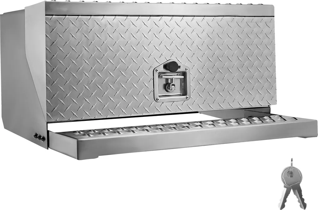 SucceBuy Sellette en Aluminium 760x750x400 mm Boîte à Outils Camion