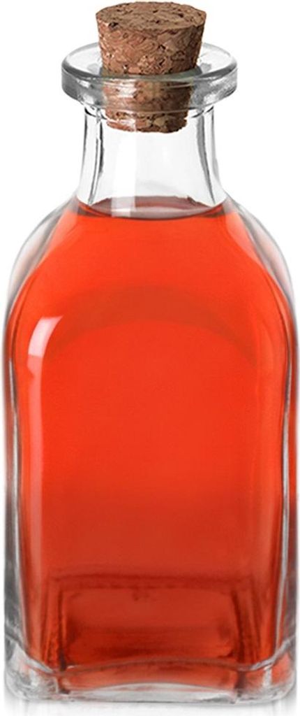 Glasflasche mit Korkverschluss, 110 ml