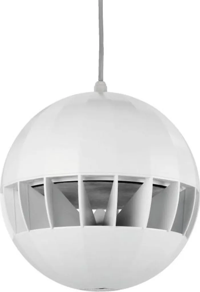 Projecteur de son sphérique 100V blanc MONACOR EDL-430/WS pour plafond