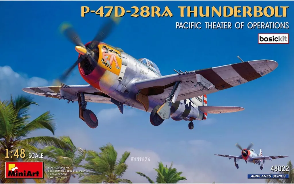 Maquette P-47D-28RA Thunderbolt MiniArt 1:48 : Montage précis sans défaut
