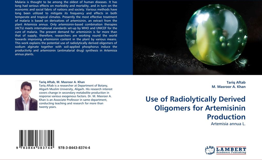 Use of Radiolytically Derived Oligomers for Artemisinin Production