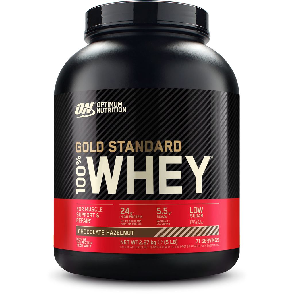 Optimum Nutrition - 100% Whey Gold Standard 2250 g Schokolade Haselnuss