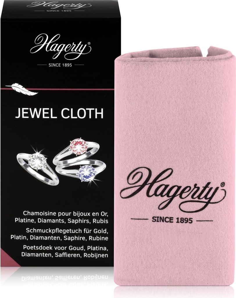 Hagerty Jewel Cloth - Schmuckpflegetuch für Gold, Diamanten 36x30cm