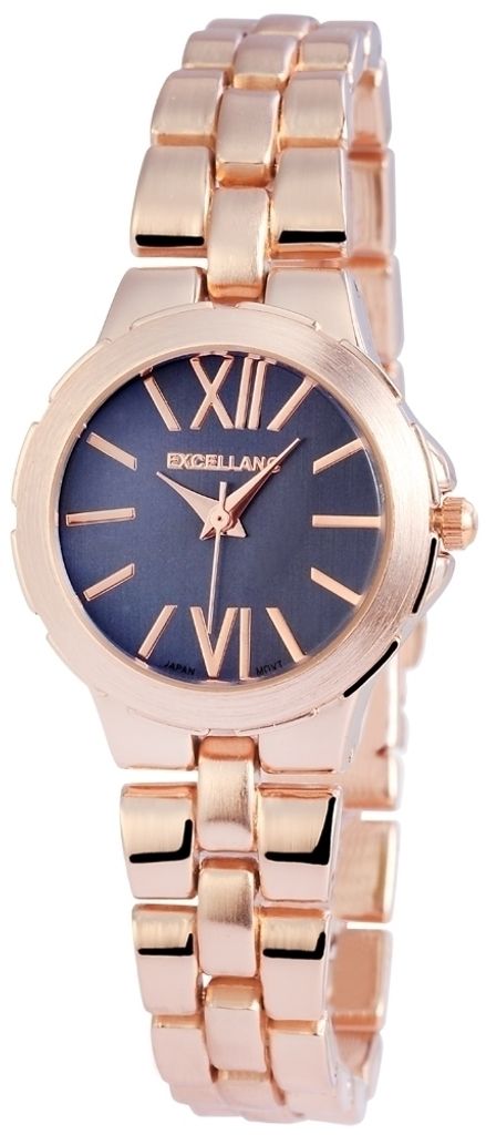 Excellanc Damenuhr mit Metallarmband
