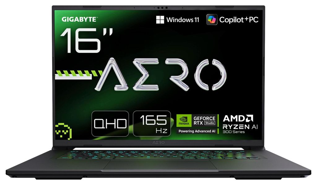 AERO X16 1VH93DEC64AH (grau, AMD Ryzen AI 7 350, NVIDIA Produktbild 