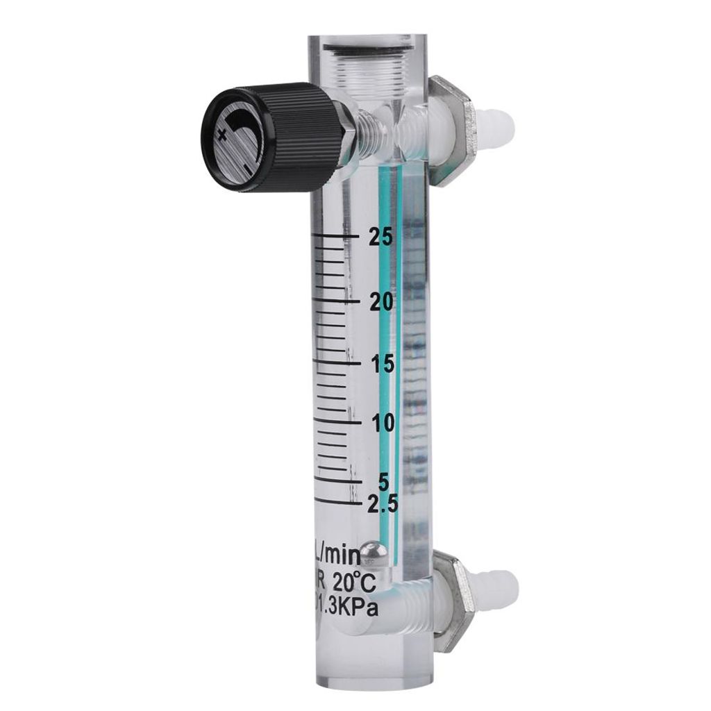 Průtokoměr LZQ-5 2,5–25 l/min s regulačním ventilem pro Obrázek produktu 