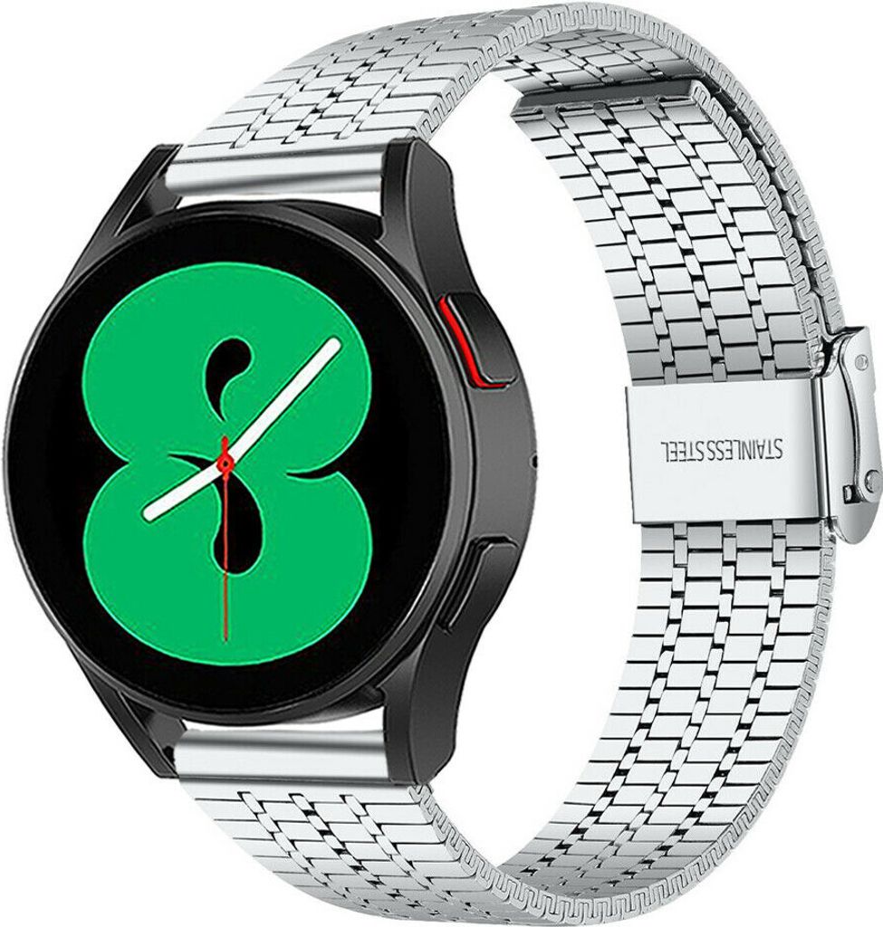 Strap-it Luxus-Uhrenarmband aus Edelstahl – Samsung Galaxy Watch 7 (40 und 44 mm) / Watch 6 (Classic) / Watch 5 (Pro) / Watch 4 (Classic) / FE ...