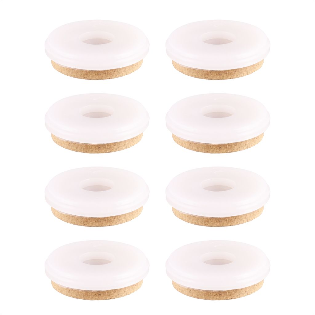 WAGNER QuickClick Filzgleiter Spezial SYNO - 8er-Set Ersatzgleiter Ø 30 mm - für Basis Ø 30 mm - DE Ware - 15784400