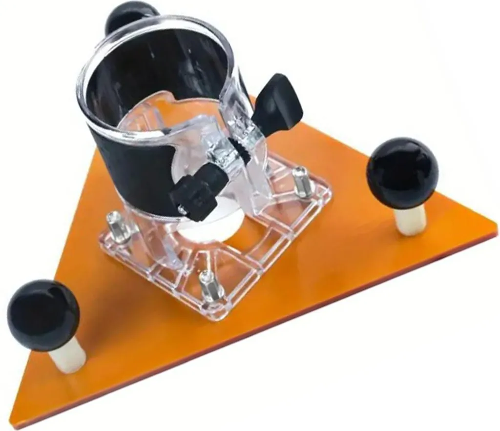 Plaque d'équilibrage ABS pour chanfreinage, base stable 65mm robuste