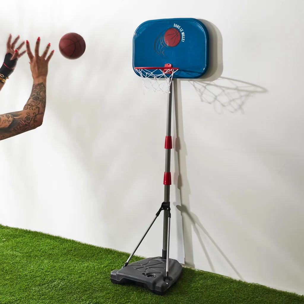 Jeu de Basketball Interactif Portable avec Structure Renforcée et Filet