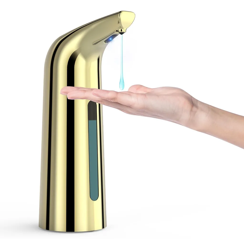Distributeur de savon automatique réglable avec 4 niveaux de débit 400ml