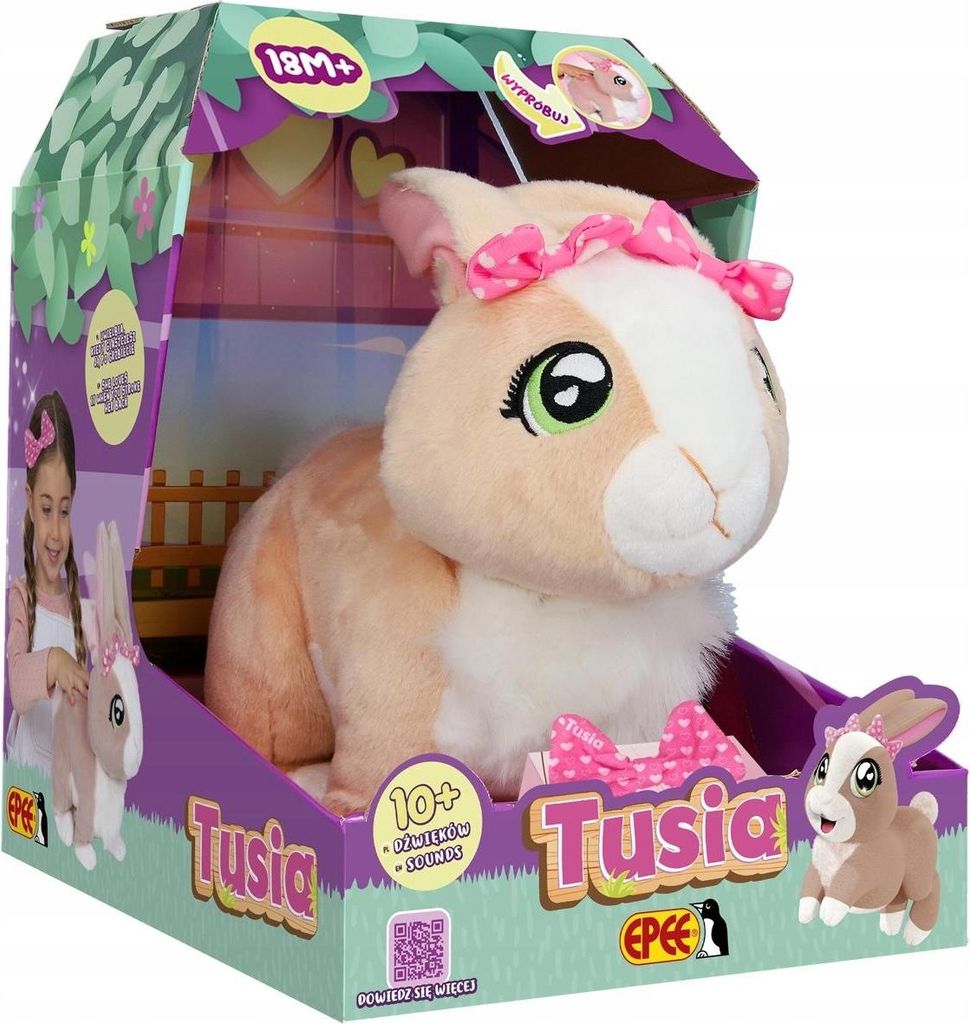 EPEE Tusia beige Kaninchen Interak+Karte EP60174 Produktbild 