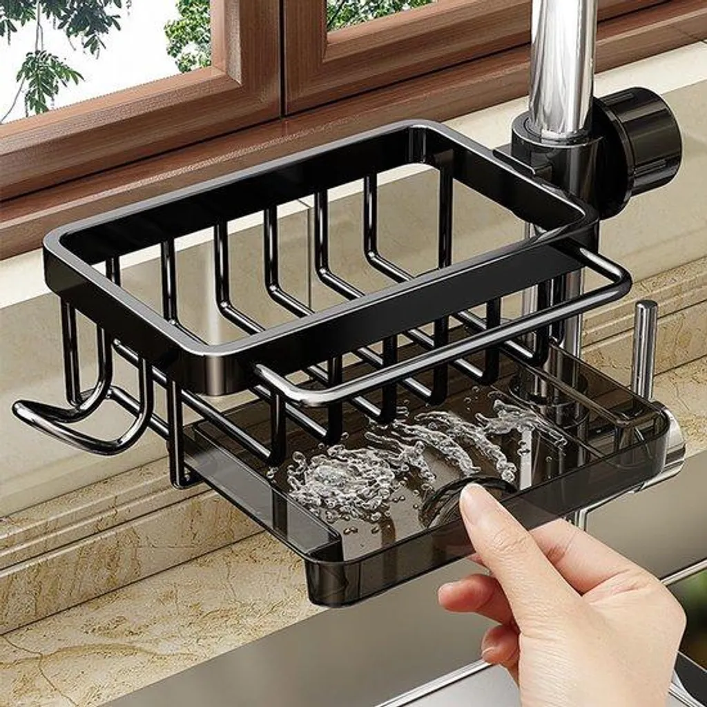 Organisateur évier pour cuisine et salle de bain gain de place malin