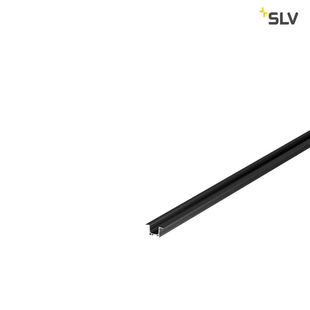 Profilé d'encastrement Grazia 10 LED 2m noir SLV pour rubans fins