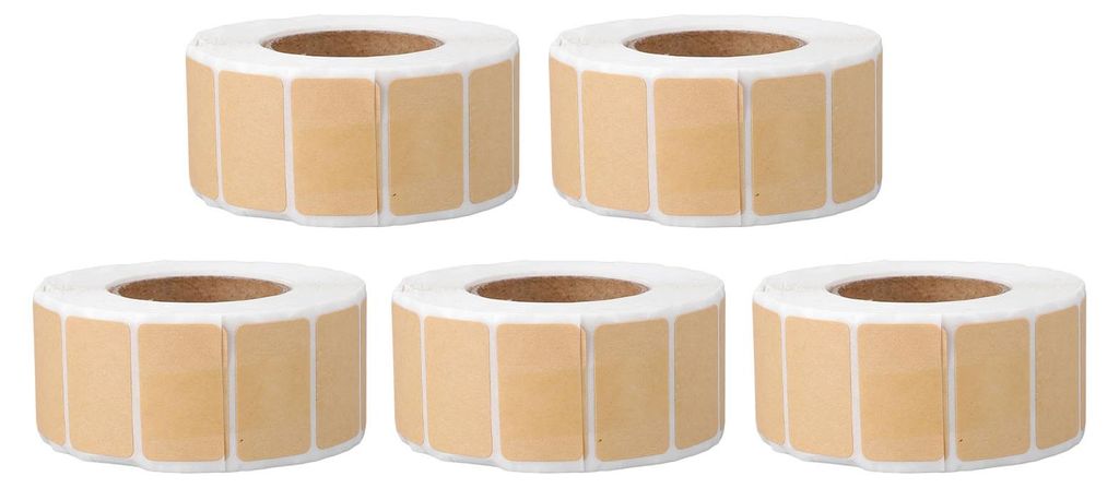 4000 Stück Kraftbraune Etiketten, beschreibbar, Vintage, blanko, selbstklebend, für Einmachgläser, Flaschen, Geschenkverpackungen, Lebensmittela...