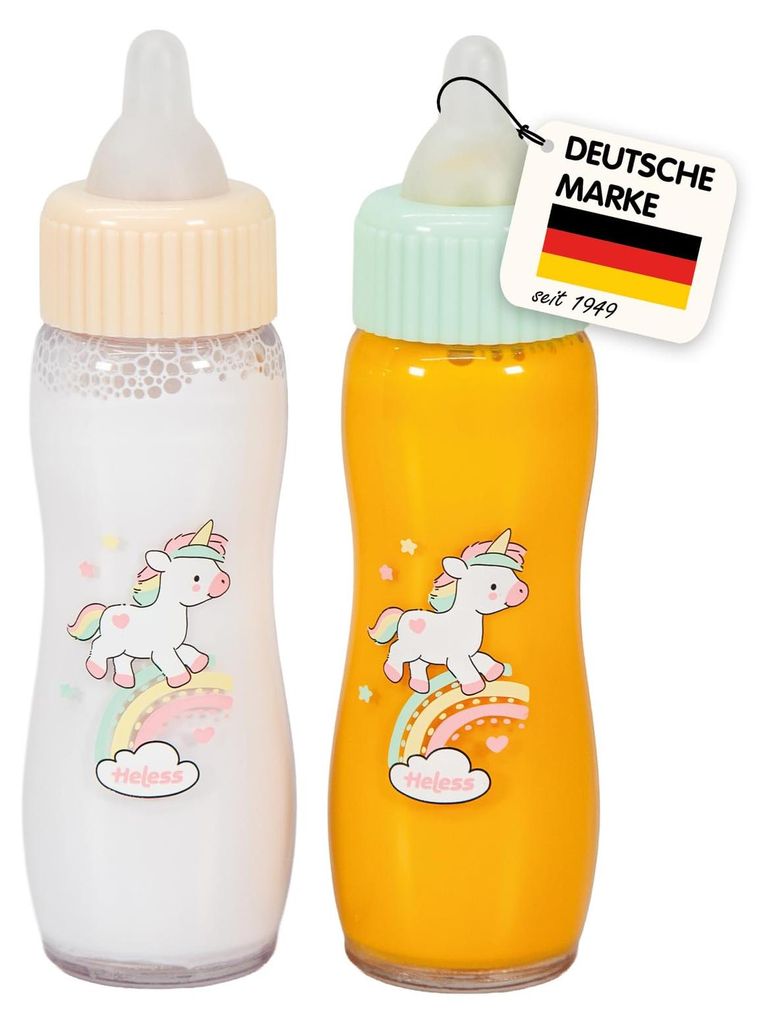 Set di 2 biberon magici per bambole Heless Immagine del prodotto 