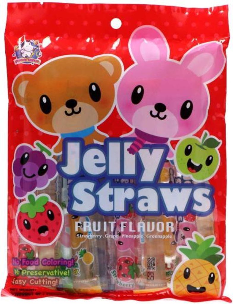 ABC Funny Hippo Jelly Straws Fruit 300g Produktbild 