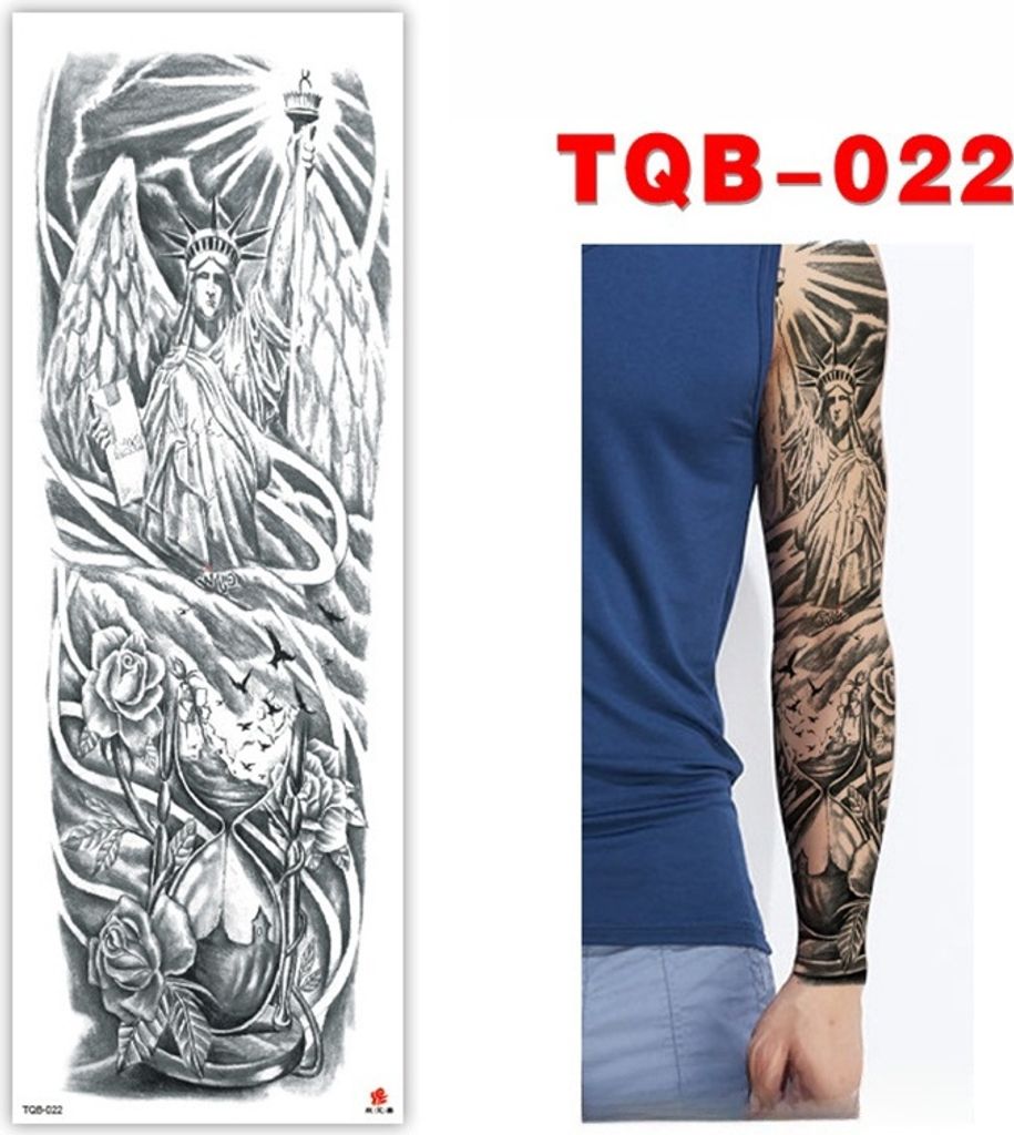 INF Temporärer Tattoo-Aufkleber für den ganzen Arm 6