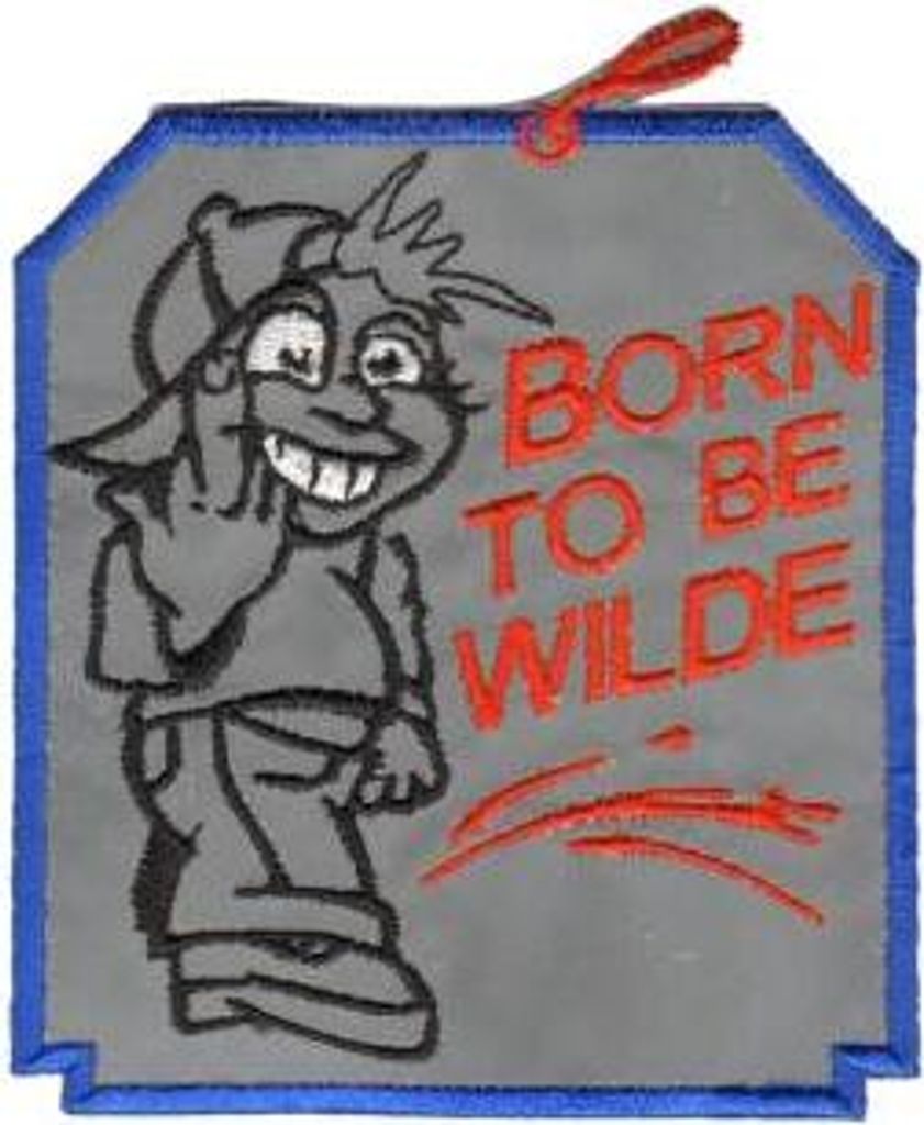 Aufnäher Patches - Born to be wild - Gr. ca. 8 x 9,5cm 20720