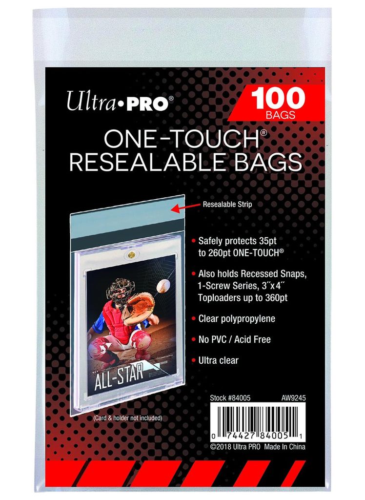 Ultra Pro Ultra Pro One-Touch Resealable Bags (100 Stück) Produktbild 