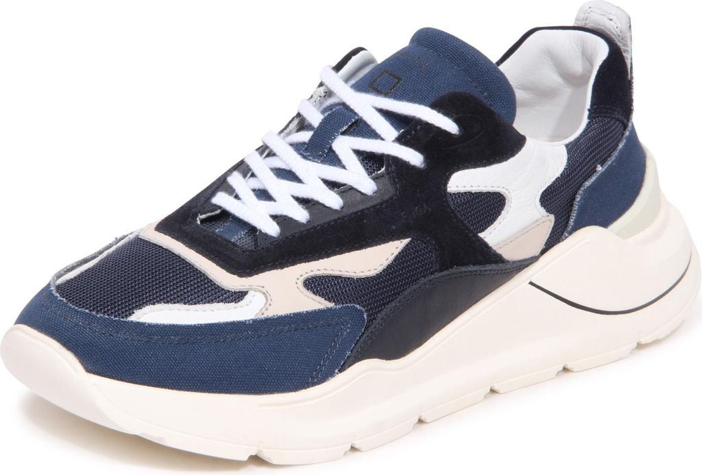 9103Az Sneaker Uomo D.a.t.e. Fuga Leinwand Mann Schuhe