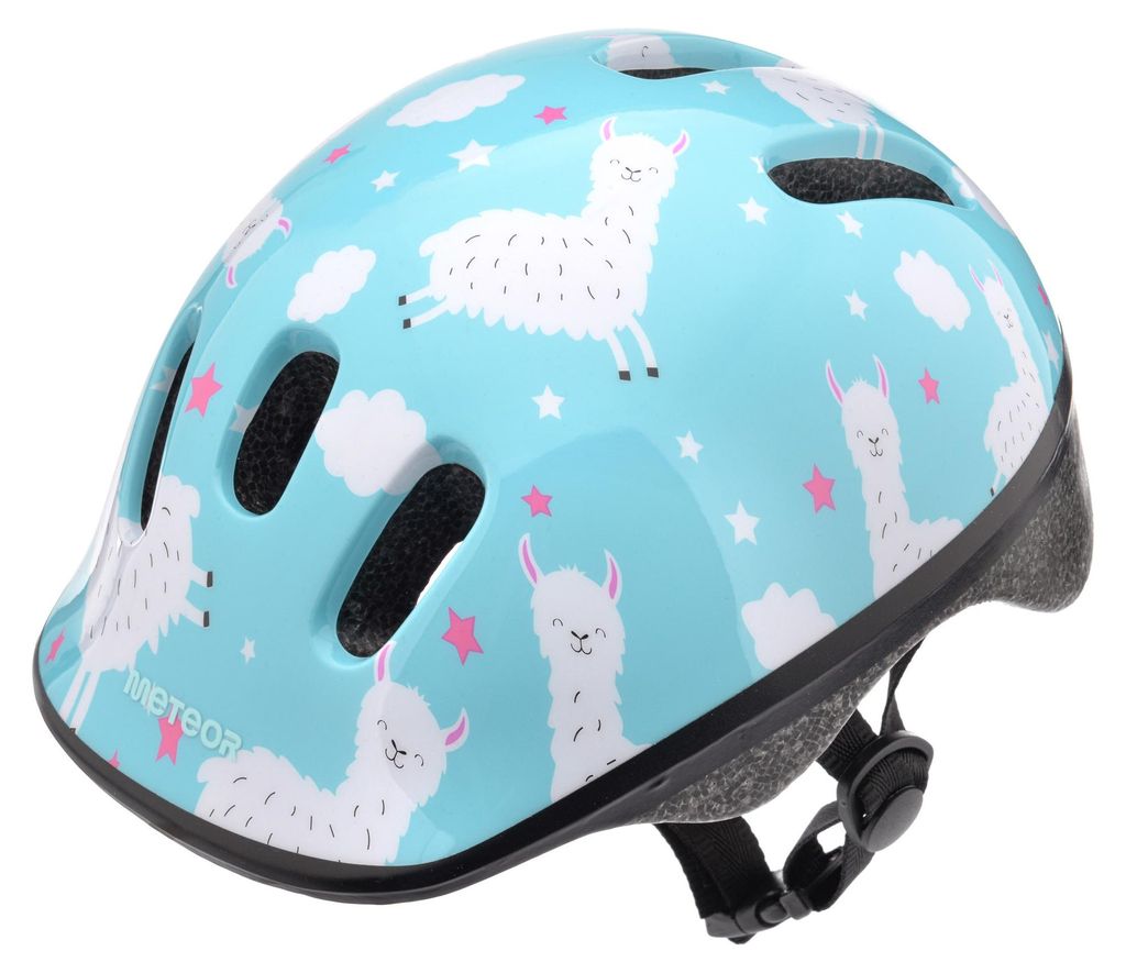 Meteor - Kinder Alpaca - Fahrradhelm - PVC, EPS-Schaum PP5841 (44 cm - 48 cm) (Blau)