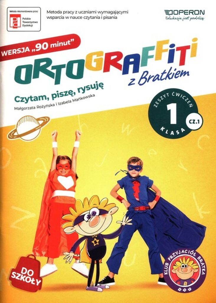 Ortografitti z Bratkiem 1 Zeszyt cwiczen Wersja 90 minut Productafbeelding 