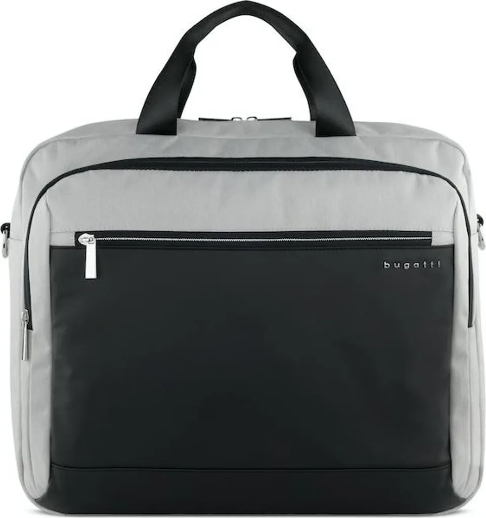 Sac ordinateur léger bugatti mallette de travail rembourrée grise