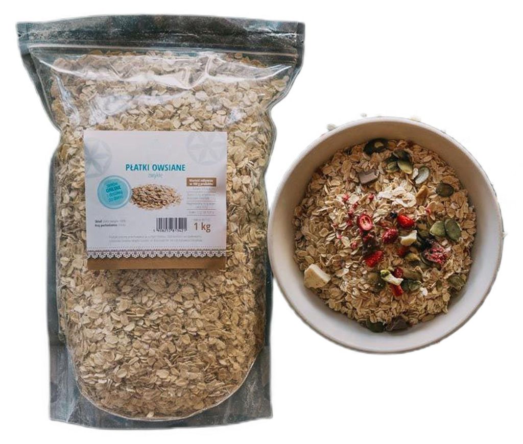 Flocons d'avoine nature, 1 kg Image du produit 