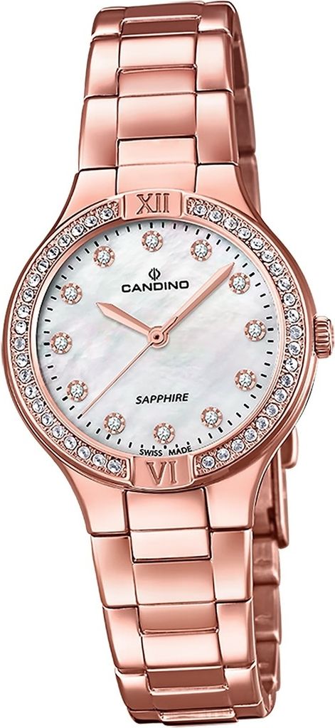 Candino Edelstahl Damen Uhr Analog Casual Armbanduhr rosegold Casual D2UC4630/2