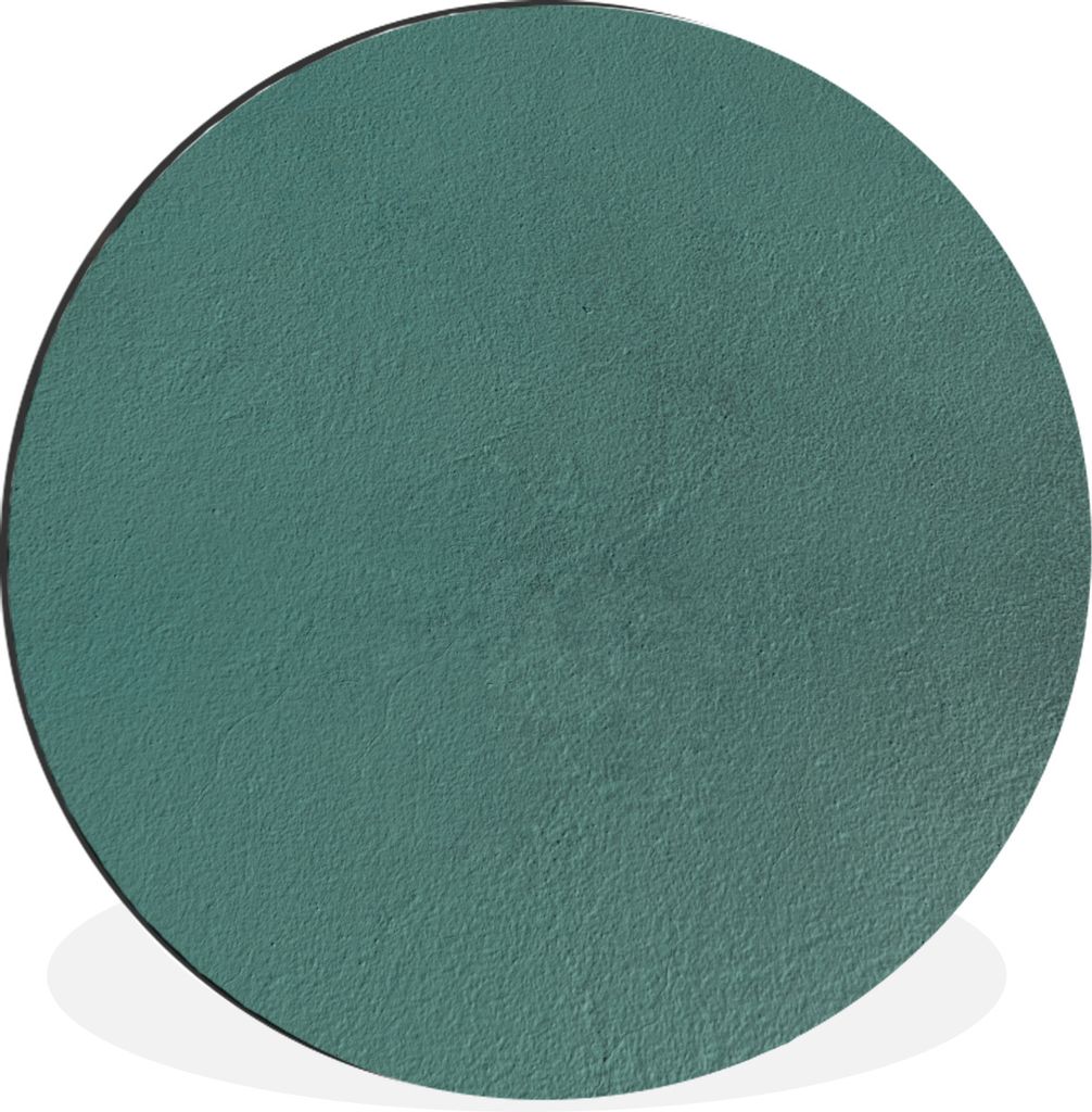 MuchoWow Aluminium Wandkreis Grün - Farbe - Wand Ø 30 cm Wanddeko Modern Wohnzimmer - Wand Bild - Wohnzimmer - Runde Bilder - Alubilder - Kunst...