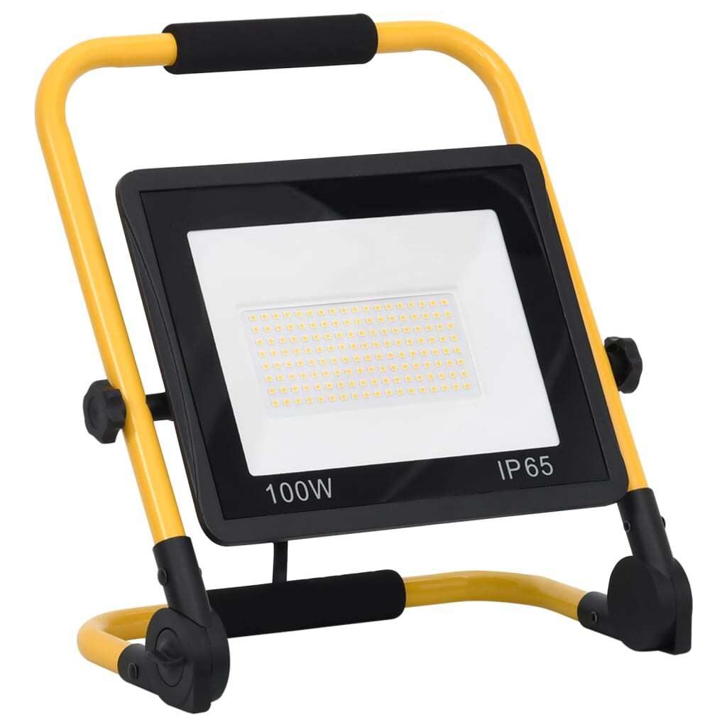 Möbel LED-Fluter mit Handgriff 100 W Warmweiß - Arbeitsleuchten 149637